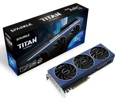 Imagen del producto de SPARKLE VGA INTEL A750 TITAN OC Edition, 8GB GDDR6