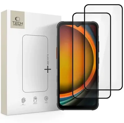 Obrázok produktu pre Etui Tech-Protect Glass Fit+ 2-Pack Na Samsung Galaxy Xcover 7 / 7 Pro - Čierne