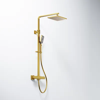 Produktbild von Steinberg Serie 342 Brauseset, Komplettset inklusive Thermostat, Regenbrause und Handbrause, 3422721BG