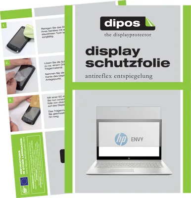 Produktbild von 2x Schutzfolie für HP Envy 17 bw0002ng matt Displayschutzfolie Folie Display Schutz dipos
