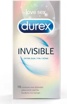 Obrázek produktu pro Durex Invisible Extra Sensitive - 10 Stück