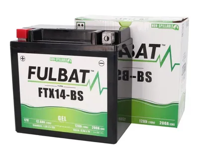 Immagine prodotto di Batteria FULBAT FUL GEL - FTX14-BS / YTX14-BS (Gel, senza manutenzione)