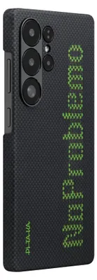 Zdjęcie produktu dla Etui Pitaka Dotykowe Tkane, Aramidowe, do Samsunga Galaxy S25 Ultra, Bez Problemów