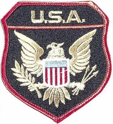 Produktbild von AUFNÄHER - USA Adler - 04942 - Gr. ca. 8,5 x 9,5 cm - Patches Stick Applikation