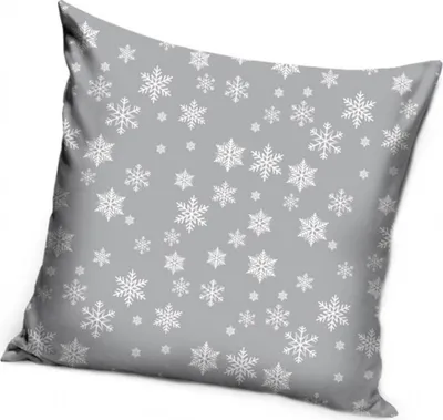 Produktbild von Weihnachtsdecke Schneeflocken 40x40 cm