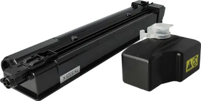 Produktbild von vhbw Toner kompatibel mit Kyocera TASKalfa 2551ci, 2552ci Drucker - Kompatible Tonerkartusche + Resttonerbehälter, Schwarz