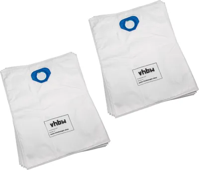 Produktbild von vhbw 10x Staubbeutel Ersatz für BVC 13060 für Staubsauger - 45,4cm x 33,9cm Weiß