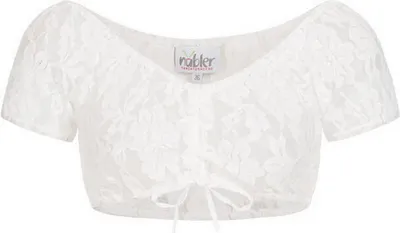Produktbild von Dirndlbluse Carmen Maria in Weiß von Nübler Größe 34