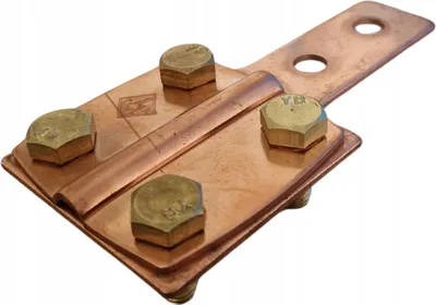 Obrázok produktu pre Kontrolná zástrčka ochrany pred bleskom 4 x M8 medená CU