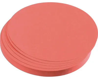 Produktbild von Franken GmbH FRANKEN - Moderationskarte - Kreis - Durchmesser: 14 cm - Rot (Packung mit 500)
