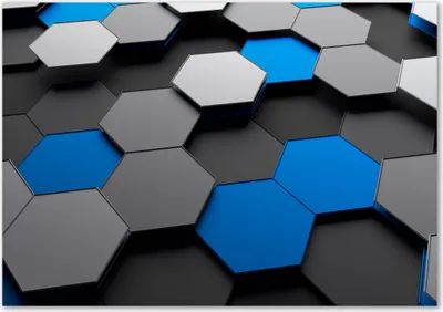 Produktbild von Tulup® Glas-Bild - 100 x 70 - Wandbild aus Glas - Wandkunst - Wandbild hinter gehärtetem Sicherheitsglas - Kunst: modern & klassisch - 3D-Abstraktion - Schwarz