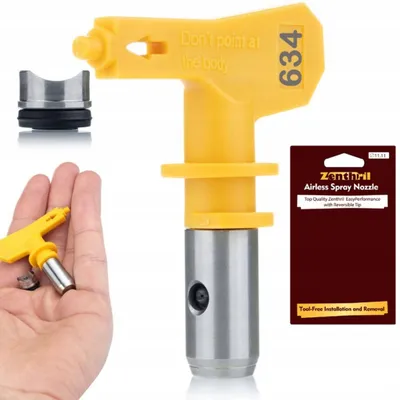 Immagine prodotto di Zenthril EasyPerformance 634 – Ugello di Spruzzatura Ad Alta Pressione | Larghezza di Spruzzo 30 cm a Una Distanza di 30 cm