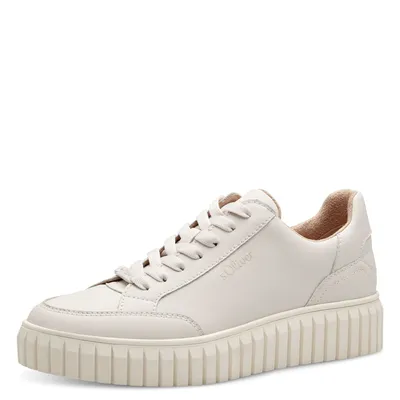 Produktbild von s.Oliver Damen Sneaker Plateau Schnürschuh herausnehmbare Innensohle 5-23645-41, Größe:40 EU, Farbe:Beige