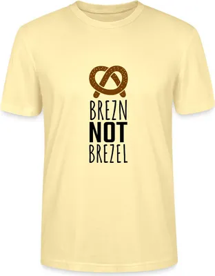 Produktbild von Spreadshirt Brezel Volksfest Bayern Wiesn Uni Bio T-Shirt, S, Creme