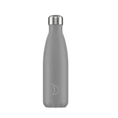 Produktbild von Chilly´s Trinkflasche Monochrome Grey 500 ml