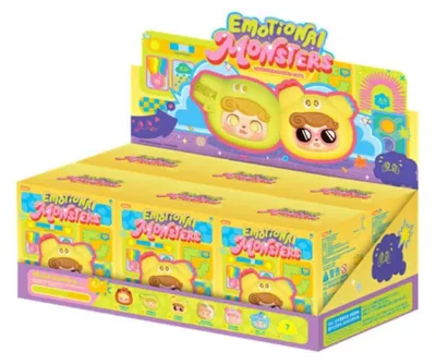 Image de QKid : série Emotional Hairy Monsters Blind Box Étui pour écouteurs 8 cm Écran (6)