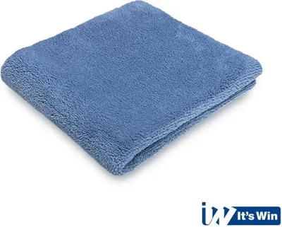 Zdjęcie produktu dla Ręcznik do polerowania WINC-241, 40 cm x 40 cm, niebiesko-szary