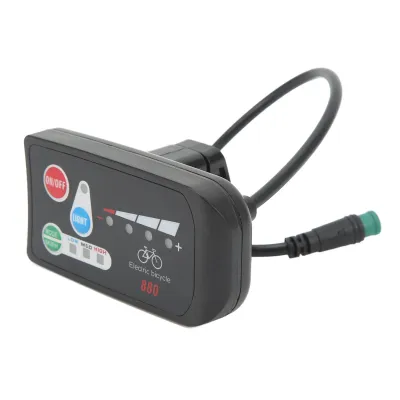 Obrázok produktu pre Drfeify ovládací panel displeja e-bicykla, indikátor úpravy bicykla, LED displej e-bicykla pre 22, 2 mm riadidlá, fajčiar (36V