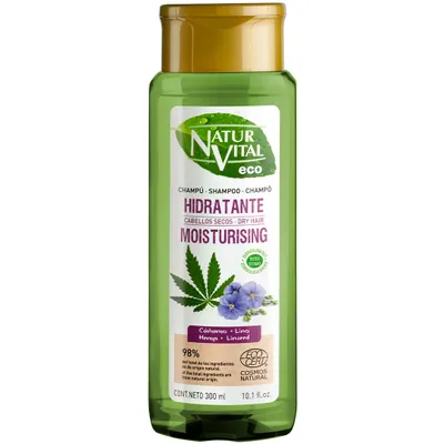 Obrázek produktu pro NaturVital Šampon pro hydrataci vlasů s konopím, 300ml