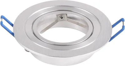 Image de HOFTRONIC - Spot LED encastrable inclinable 90mm GU10 IP20 Inox