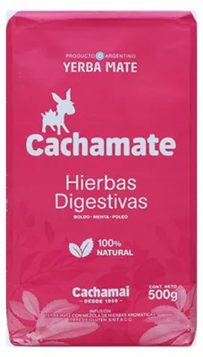 Zdjęcie produktu dla Yerba mate Cachamate Rosa Hierbas Digestivas 0,5kg 500g