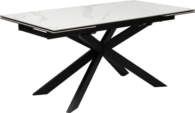 Produktbild von Ausziehbarer esstisch "boot" weiß 160x90x76cm  - Atmosphera créateur d'intérieur