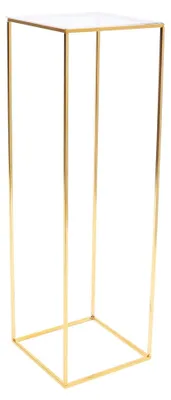 Produktbild von 100 cm Moderner Gold Metall Pflanzenständer für Hochzeitsdekoration, Tischaufsätze, Gangführung und Partys, geeignet für die Heimdekoration