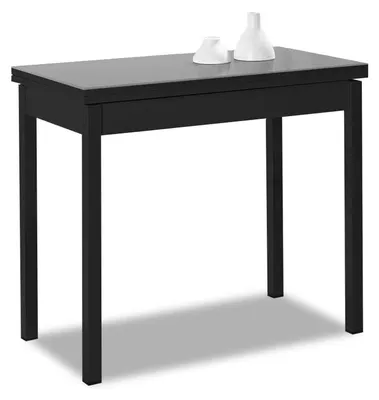 Klapptisch Küchentisch, grau, 80x40 bis 80x80 cm