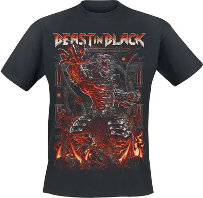 Produktbild von Beast In Black T-Shirt Herren Power Of The Beast schwarz XXL