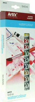 Produktbild von Madrid Papel PP171 Set Aquarellfarben 12 x 12 ml