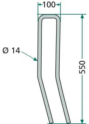 Obrázek produktu pro Zachycovací prst secího stroje 180180112 3538802