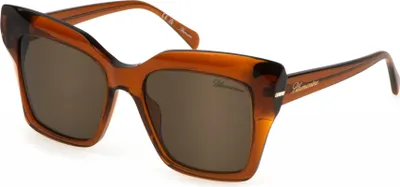 Produktbild von Blumarine SBM832S Cammello trasparente lucido 54/18/140 Damen Sonnenbrillen
