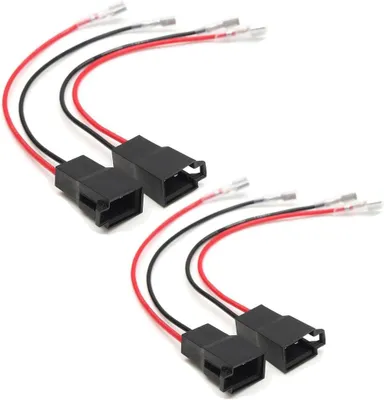 4er-Set Auto-Lautsprecher-Adapter ISO-Connector
