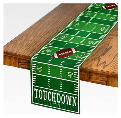 Produktbild von Tischläufer für American Football Rugby-Stadion, Dekoration für Küche und Esstisch, Innen- und Außeneinsatz, 40x180 cm