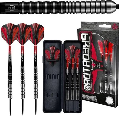 Produktbild von Famanu Steel Tip Dart Professional Darts Set - 90% Wolfram, 3 Gripzonen