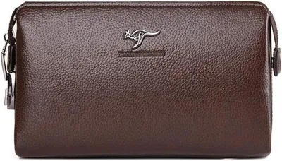 Produktbild von Herren-Handtasche – komplett leer – mit Zahlenschloss – sicher für den Einsatz im Büro