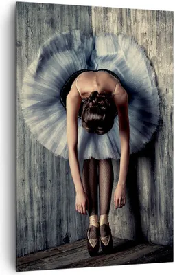 Produktbild von Bild auf Leinwand - Leinwandbild - Einteilig - Ballerina Ballett Tanz - 80x120cm - Wand Bild - Wanddeko - Wandbilder - Leinwanddruck - Wanddekoration - Leinwand bilder - Wandbild - PA80x120-5153