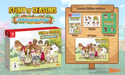 Produktbild von Story of Seasons: A Wonderful Life - Limited Edition - Nintendo Switch