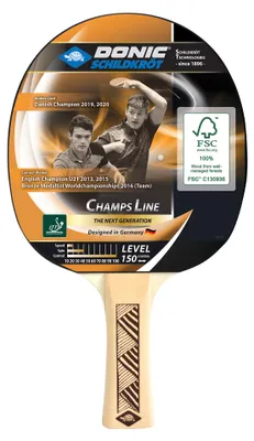 Obrázek produktu pro DONIC SCHILDKRÖT705116 Pálka na stolní tenis DONIC SCHILDKRÖT "Champs Line 150 FSC"