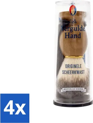 Productafbeelding van Professionele scheerkwast van Gilded Hand - Voordeelverpakking - 4 stuks