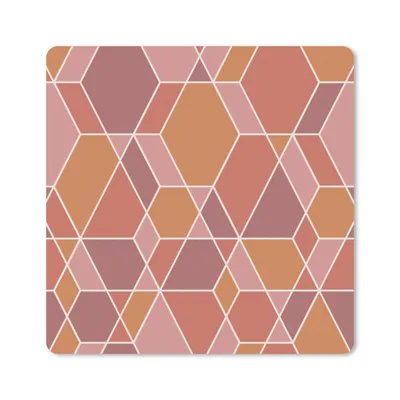 Produktbild von MuchoWow® Mauspad Mousepad Geometrie - Mosaik - Muster 30x30 cm - Mousepads - Maus Mat - Pad - Mausunterlage - Gaming