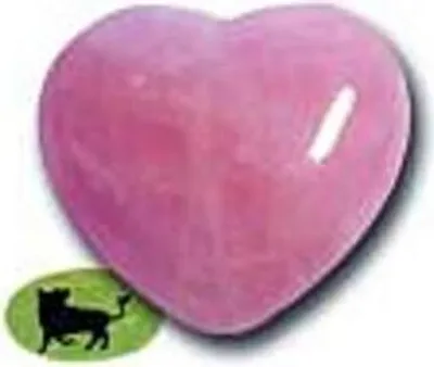 Produktbild von Rosenquarz Stier, Edelsteinherz