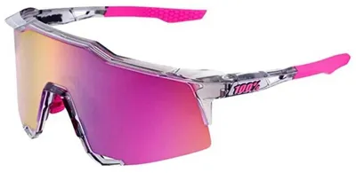 Image de 100% Speedcraft Polished Translucent Grey/Purple Multilayer Mirror Lens Cyklistické brýle