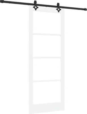 Produktbild von Schiebetür ORKDAL Weiß und Schwarz 83 x 211 cm