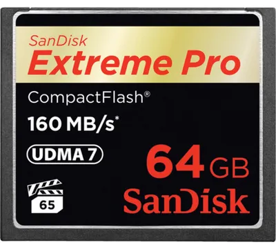 Immagine prodotto di SanDisk Extreme Pro CF 64GB 160MB/s SDCFXPS-064G-X46