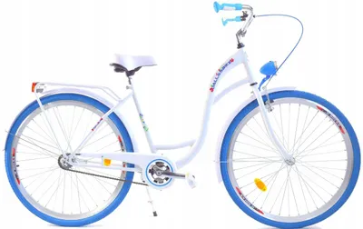 Zdjęcie produktu dla Rower Dallas City 28" 1spd - biały z niebieskim