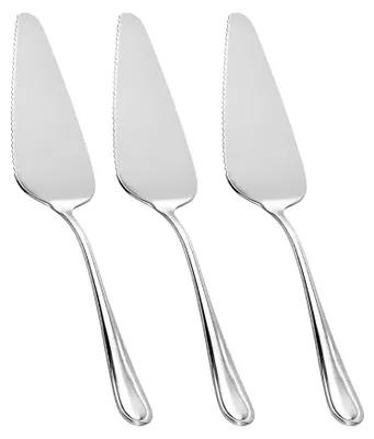 Tortenheber-Set 3er, Edelstahl, 22,5 cm, mit Schneidekante
