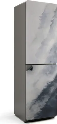 Produktbild von Abstraktes Wassermuster – Magnetische Kühlschrank Abdeckung – Dekorfolie magnetisch Küche – Kühlschrank Magnet Deko – selbstklebende Magnettafel – Magnetfolie für Kühlschranktür – 60x205 cm