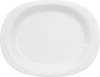 Image de Nouvelle assiette de service rectangulaire "Basic" de Villeroy & Boch, dimensions : 340 x 260 x 32 mm | Référence : 1034602916 | EAN : 4003683455798