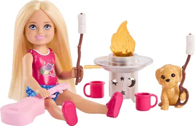 Zdjęcie produktu dla Barbie Chelsea JJV61, Mini lalka, Damski, 3 lat(a), Chłopak, dziewczyna, 139 mm, Wielobarwny